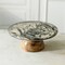 Expobazaar; Carbon Ceramic and Wooden Cake Stand – Elegant Dessert Display Stand for Cakes & Pastries - 9.8 X 9.8 X 3.9"; Category:Cake Stands; Image:4